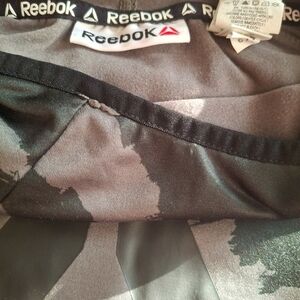 Reebok Gray and Black Athletic Shorts